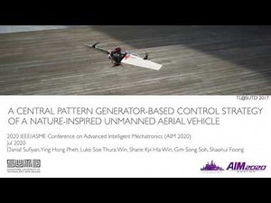 AIM 2020 - A Central Pattern Generator-based Control Strategy of a Nature-Inspired UAV.