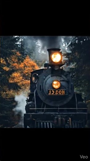 Epic Steam Train Ride Through Autumn Forest | Vintage Train Journey in Cinematic #shorts #viral