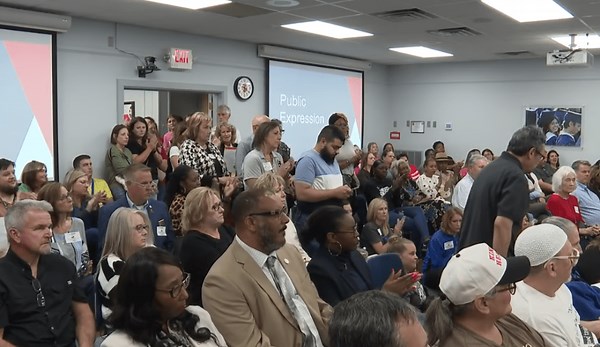 Controversies within Gaston County Schools draw large crowd to board meeting