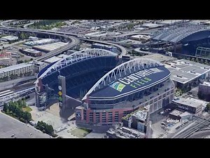 CenturyLink Field Tour | Seattle Seahawks | Google Earth Studio Flyover