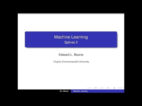 Machine Learning - Splines 3