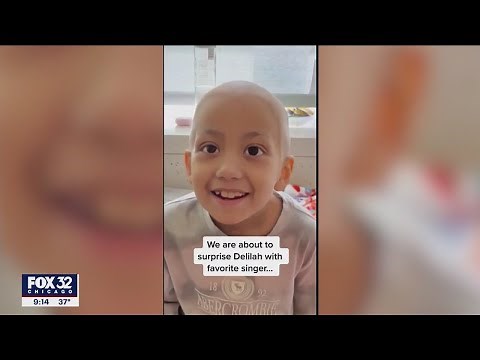 Cancer patient named 'Delilah' surprised at hospital by Plain White T's singer