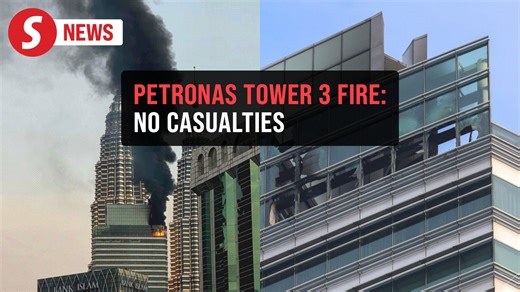 10K views · 64 reactions | A fire broke out at the Petronas Tower 3,...