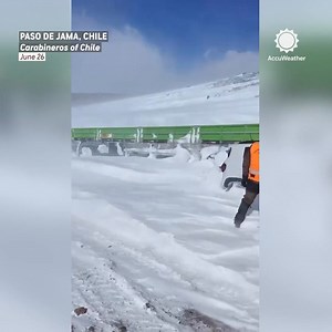 Severe Weather Prompts Evacuations in Chile 🌧️ Chilean authorities evacuated 20 people near the Argentina border this week due to intense snow and wind conditions. | AccuWeather