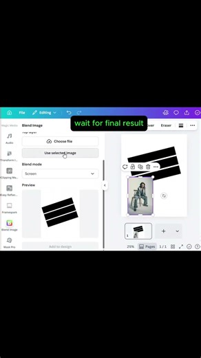 Modern Split Image Poster Design | Canva Tutorial #canvahacks #tutorial #shortsfeed #shorts #short
