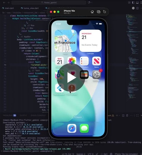 #flutter #flutterdev #mobiledevelopment #uiux #appdesign #animations #cleanui | Usman Ghani