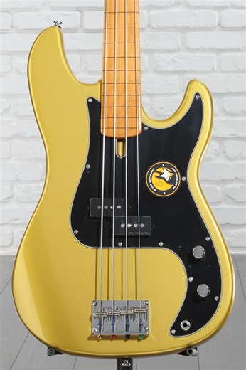 Sire Marcus Miller P5 4-string Fretless Bass Guitar - Metallic Gold