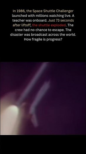 Challenger STS-51L The Moment It All Went Wrong #NASA #History