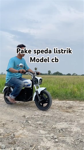 Speda listrik model cb #modifikasi #modifikasimotor #beranda