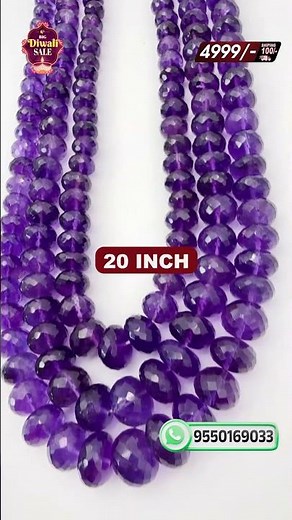 Premium Round Amethyst Beads | Most Demanding Precious Beads at Best Price