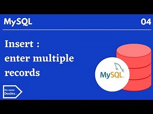 Insert multiple records into table in Mysql