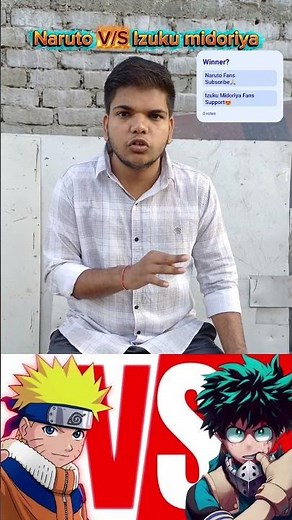 Naruto🐯 V/S Izuku Midoriya🤡 #trendingnow #shorts #viralnow #naruto #deku #mha #animeshorts