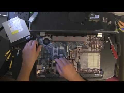 HP PAVILION G7 take apart video, disassemble, how to open disassembly