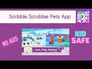 Scribble Scrubbie Pets App for kids!