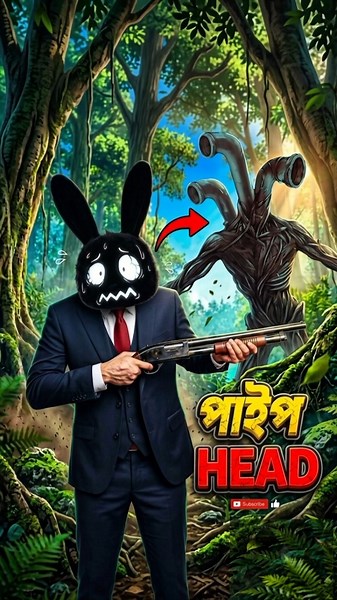 Run!! Pipe Head is Coming #pipe head #gameplay #sirenhead #SRF GAMERX
