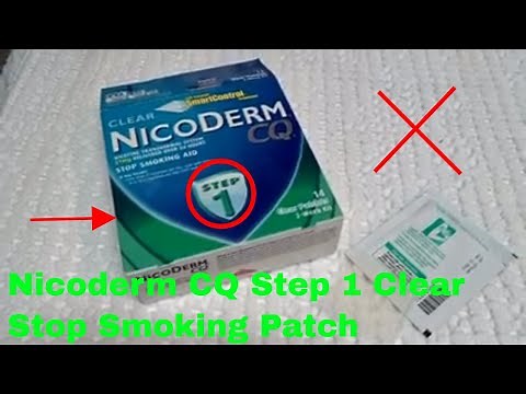✅ How To Use Nicoderm CQ Step 1 Clear Stop Smoking Patch Review