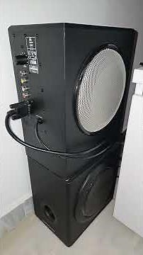 Logitech X-530 + Conceptronic CLLSPK2.1 (Sound Test) 2 Woofers + 3 speakers #subwoofer #basspower