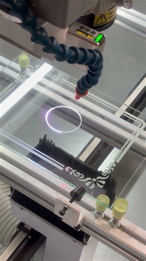 Glass Laser Drilling Hole Machine #Glass #Mirror #Laser #GlassCutting