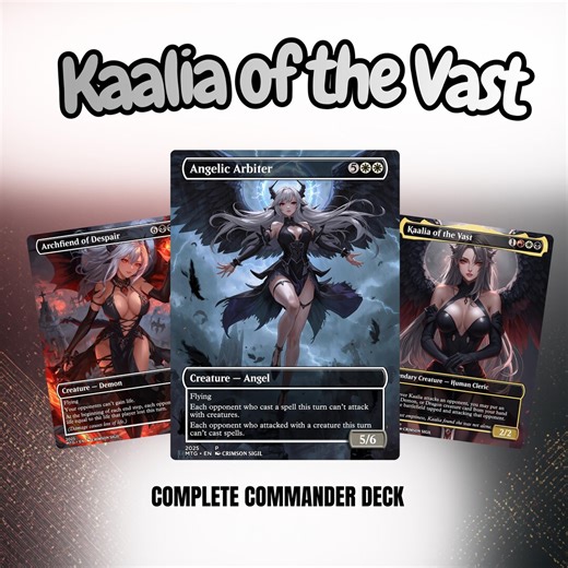 Kaalia of the Vast Deck Proxy MTG – MTG Commander Angels Demons Dragons | Mardu EDH Deck | Custom Proxy Card Set - Etsy