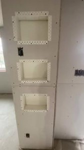 1.1K views · 12 reactions | The Anywhere Niche is a recessed storage unit that goes... anywhere! #ariaeverywhere - : buck_contracting - #ariavent #innovation #diy #storage #modular #minimalism #interiordesign #customhome | Fittes | Facebook