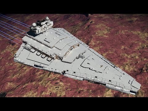 No Man's Sky Corvette - Imperial II Class Star Destroyer NO MODS (PC)! Showcase
