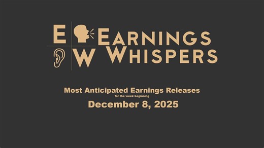 Earnings Whispers on Instagram: "The most anticipated earnings releases for the week of December 8, 2025, are Broadcom #AVGO, @Oracle #ORCL, @lululemon #LULU, @Adobe #ADBE, @gamestop #GME, @Costco #COST, @Synopsys #SNPS, @Chewy #CHWY, @Ciena #CIEN, and @CrackerBarrel #CBRL. http://eps.sh/cal #mostanticipated #earningscalendar #broadcom #earningswhispers #oracle #lululemon #adobe #gamestop #costco #synopsys #chewy #ciena #crackerbarrel #earningswhisper"