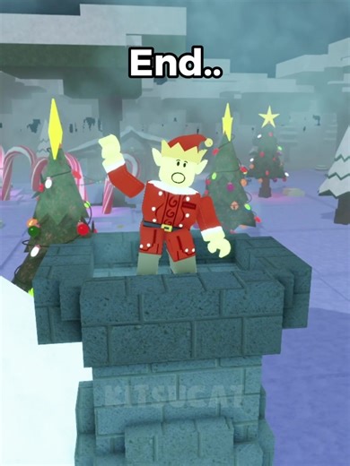 Exploring the Goodbye Christmas Biome in Roblox