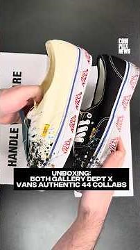 Unboxing both Gallery Dept. x Vans Authentic 44 collabs #complexnews