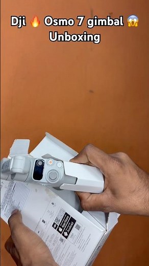 Dji 🔥 Osmo 7 gimbal 😱 Unboxing #dji #gimbal #viral #trending #unboxing #review #shorts