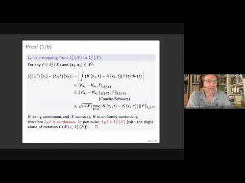 Lecture 11b of kernel methods: Mercer kernels