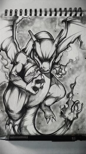 Drawing Charizard 🔥 | #art #anime #animeart #animedrawing #pokemon