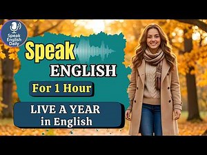 1 Hour English Speaking Practice | Live a Complete Year in English | Shadowing Storytelling