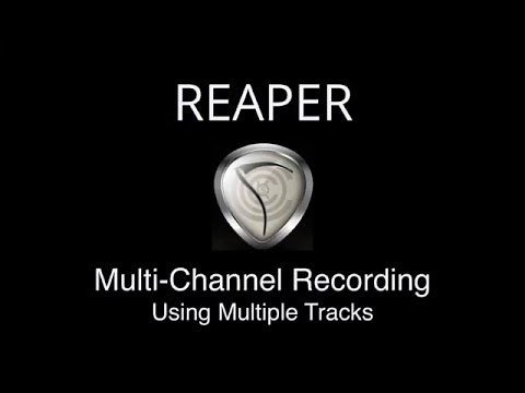 Multi-Channel Recording Using Multiple Tracks in REAPER