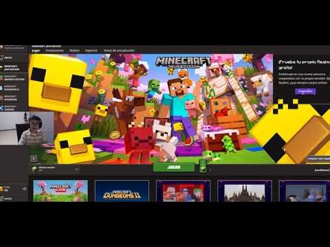 Jugando Minecraft java