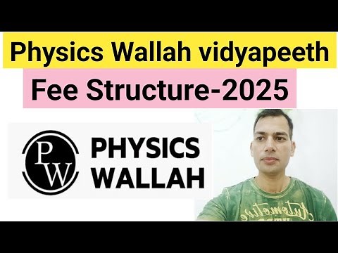 physics wallah fee structure 2025 | pw vidyapeeth fees 2025