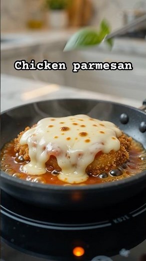 Chicken Parmesan | Crispy Chicken with Marinara & Melted Mozzarella | Full Recipe In Description