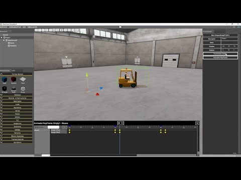 31 Animaciones Key Frame Control Máquina