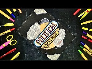Political Science Project File Front Page Design | Political Science Cover Page Decoration Ideas