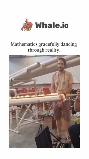 Unviversal Clips on Instagram: "The Instagram reel features a captivating video of Brazilian trumpeter Moises Alves performing a jazzy solo into a Rubens' tube, where flames along the tube visibly pulse and dance in sync with sound waves, illustrating acoustic principles through fire. This 2023 performance, reposted in November 2025, exemplifies the Rubens' tube's function as a visual spectrometer: flame heights reflect sound amplitude, while positions mark pressure nodes and antinodes, rooted i