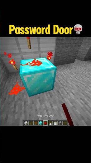 Minecraft Password Door #minecraft #shorts