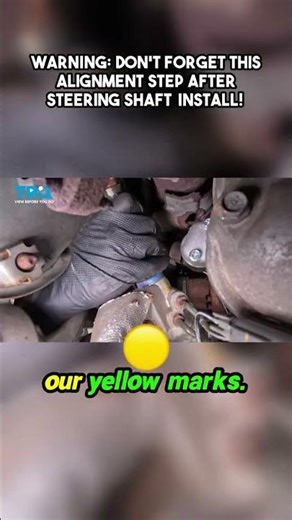 The tiny detail that could leave you stranded after a steering shaft swap! 🤯