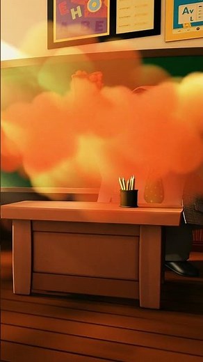 Chalk Eraser Trap Explodes on the Teacher! #animation #memes #funny