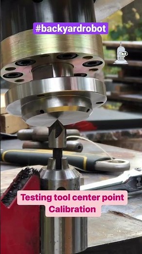 Testing tool center point calibration #industrialrobots #abb #robot