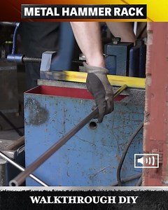 Fabricating A NEW Metal Hammer Rack Replacement! 🔨 LIKE my page to discover all my creations! 🔥 | Torbjörn Åhman Blacksmith