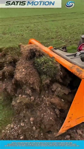 Look at This! Loader Pushing Material in Smooth Forward Leveling Motion