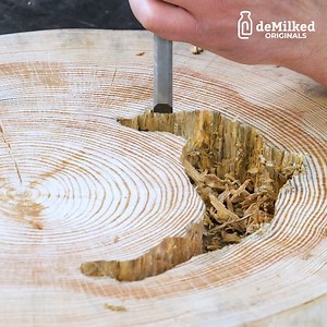 264K views · 565 reactions | Stunning DIY Wooden Chandelier | DeMilked | Facebook