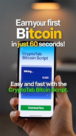 Earn Bitcoin Fast with CryptoTab Script #bitcoin #earnbitcoin