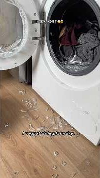 The washing machine has gone crazy 🤣#washingmachine #laundry #fail #funny #viral