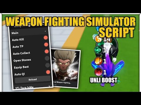 Weapon Fighting Simulator Script Hack Auto Farm Mob | Mobile v& Pc (2024)