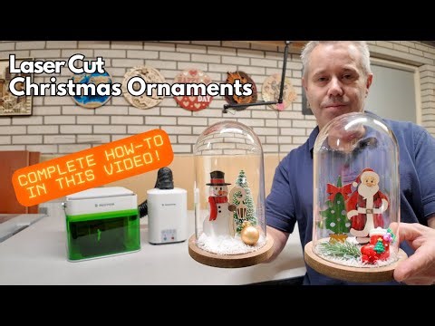 Magical Christmas Laser Cut Project | DIY Christmas Ornaments